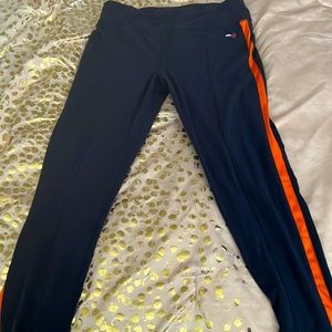 Tommy Hilfiger Navy Blue Leggings-large (cotton fabric)